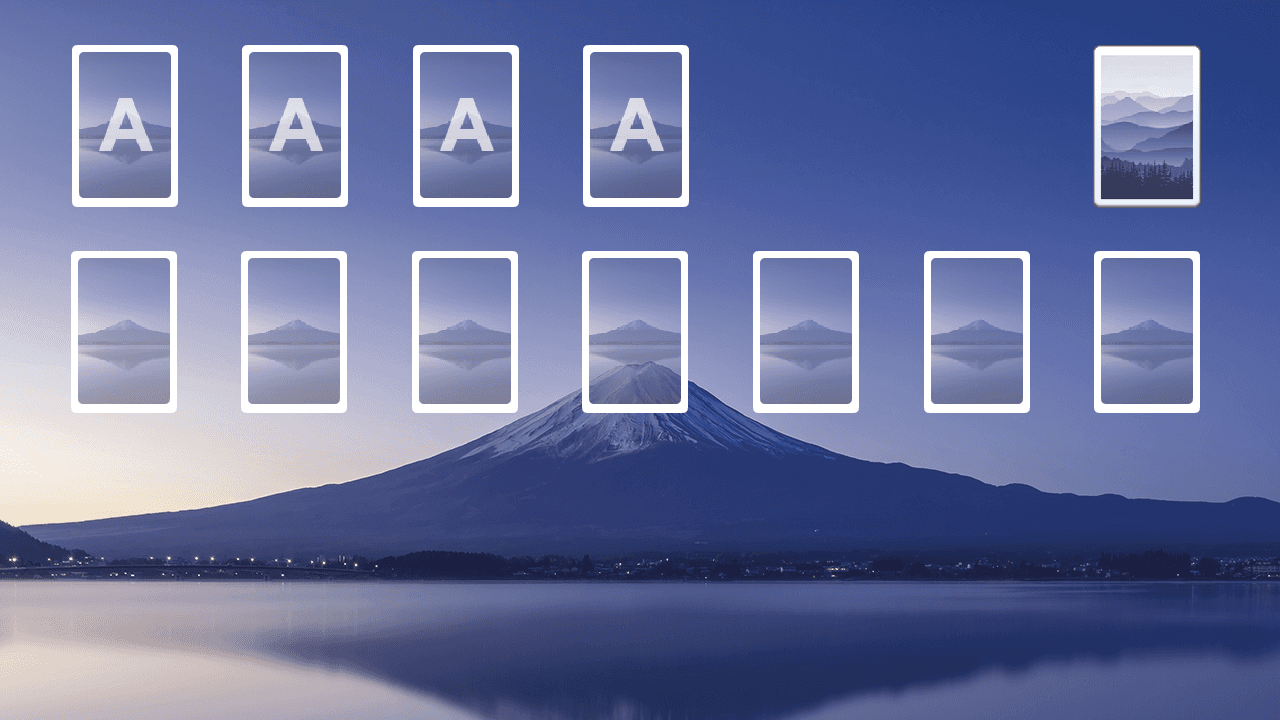 Solitaire Theme ⛰️截图4