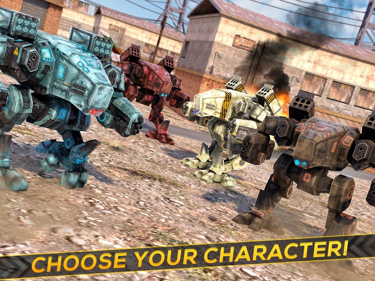 Robots Tanks of War 3D截图4