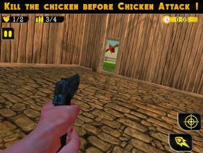 Crazy Chicken Shooter : Farm Hunting Game截图1