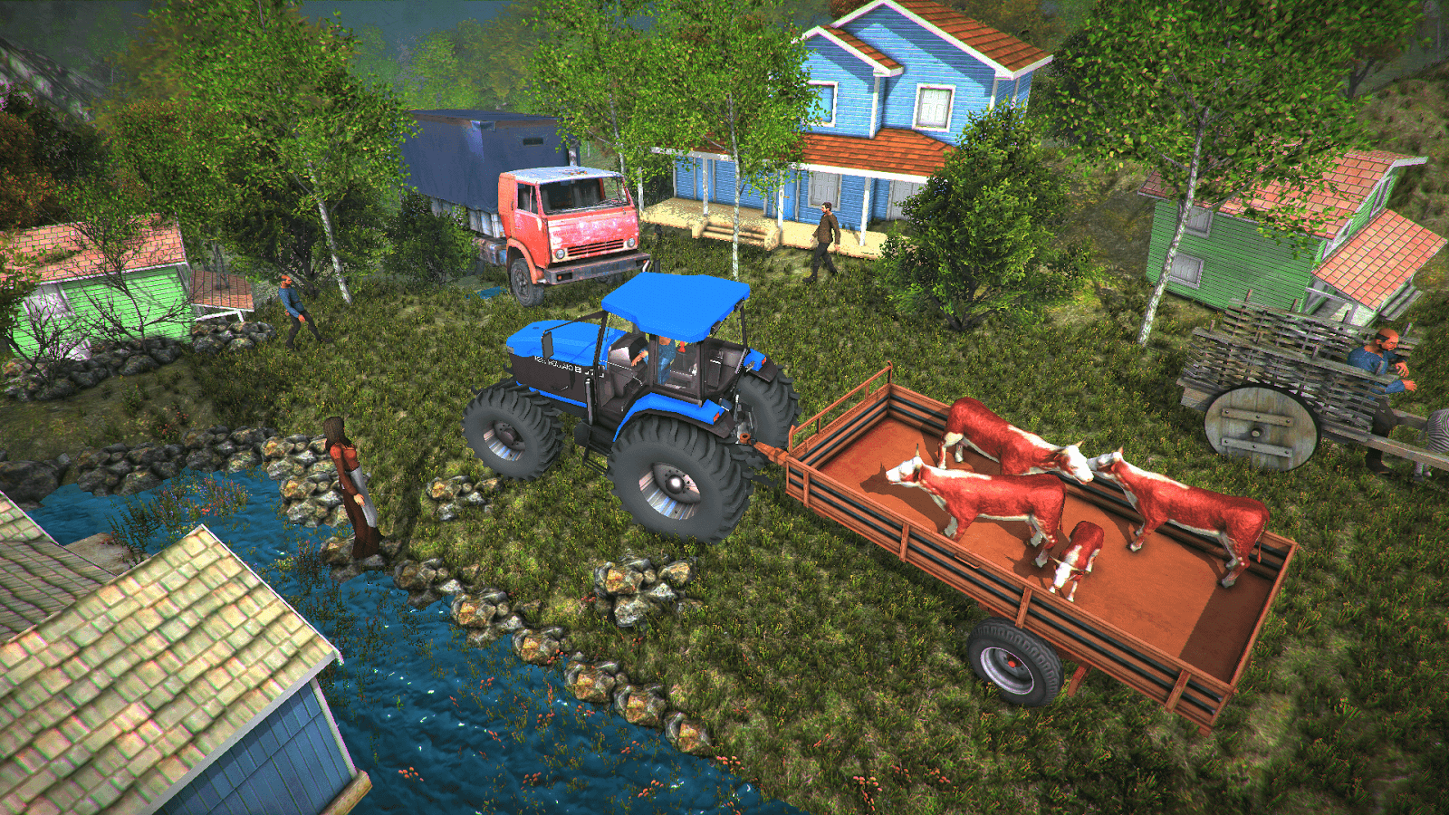 Offroad Tractor Cargo Transport : Farming Sim 2018截图5