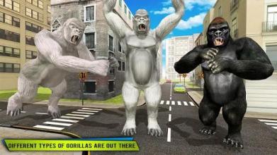 Angry Gorilla Rampage Attack Beast City Smasher截图3