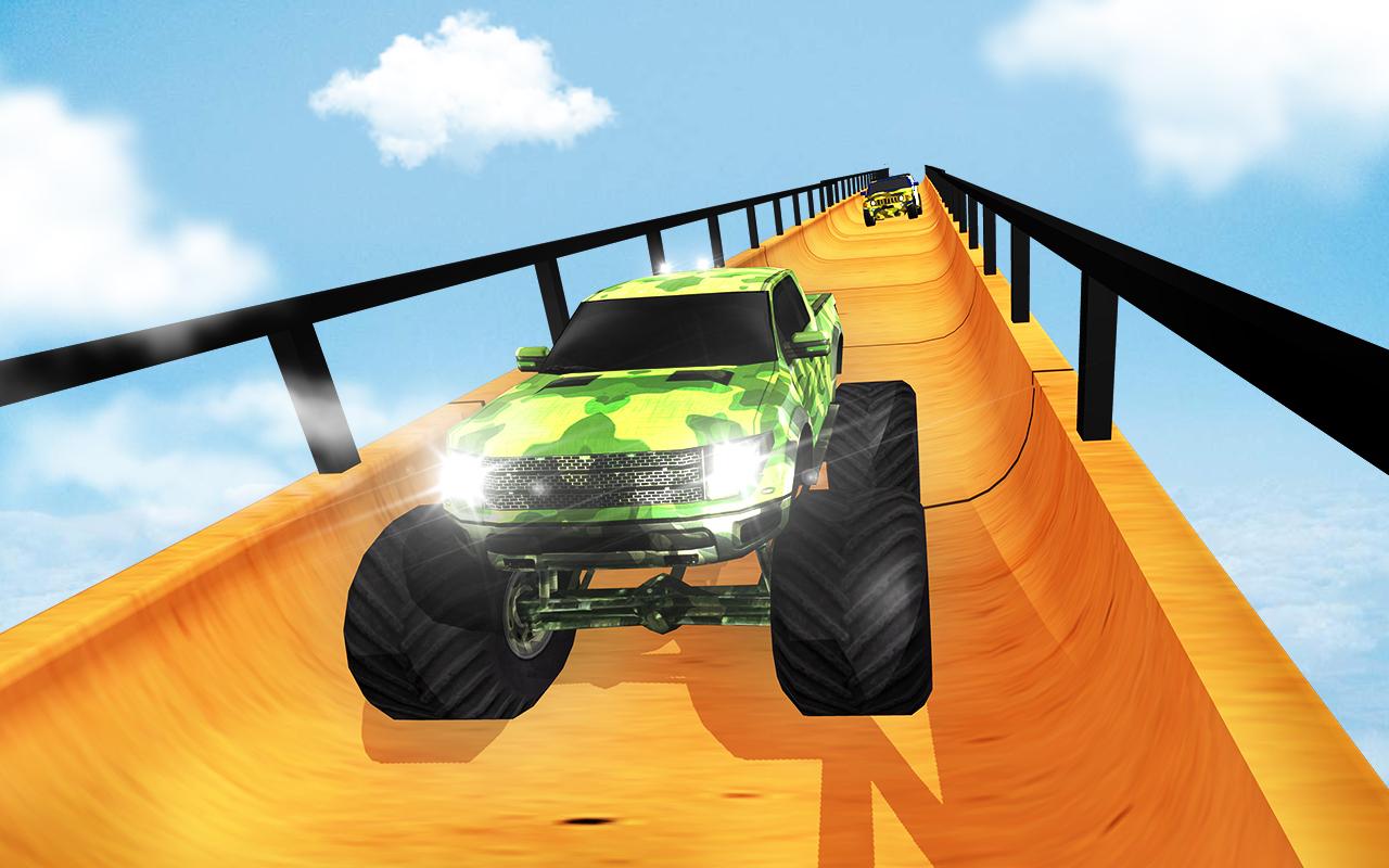 Army Mega Ramp Car Racing: US Army MegaRamp Truck截图5