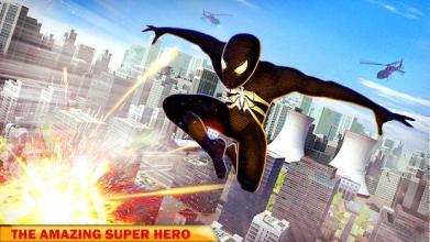 Flying Amazing Iron Spider Superhero Fighting截图5