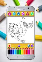 Mermaid Coloring Book截图3