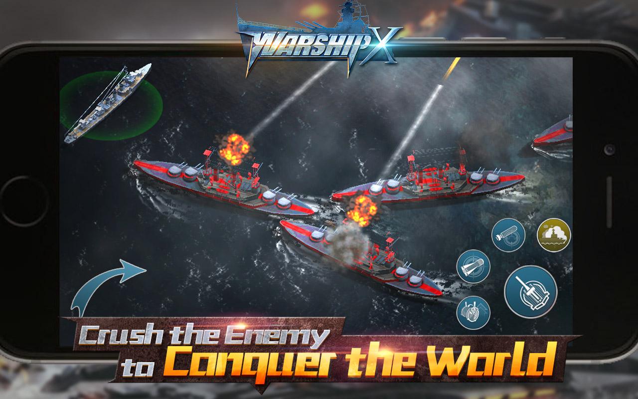 Warship X - Massive Naval Game截图2