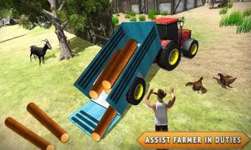 US Farm Tractor Driver Real Off-Road Uphill Drive截图2