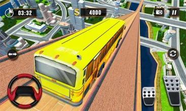 Mega Ramp Impossible Bus Stunt 3D Crazy Challenge截图3