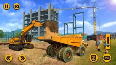 Sand Excavator Truck Sim 3D截图3