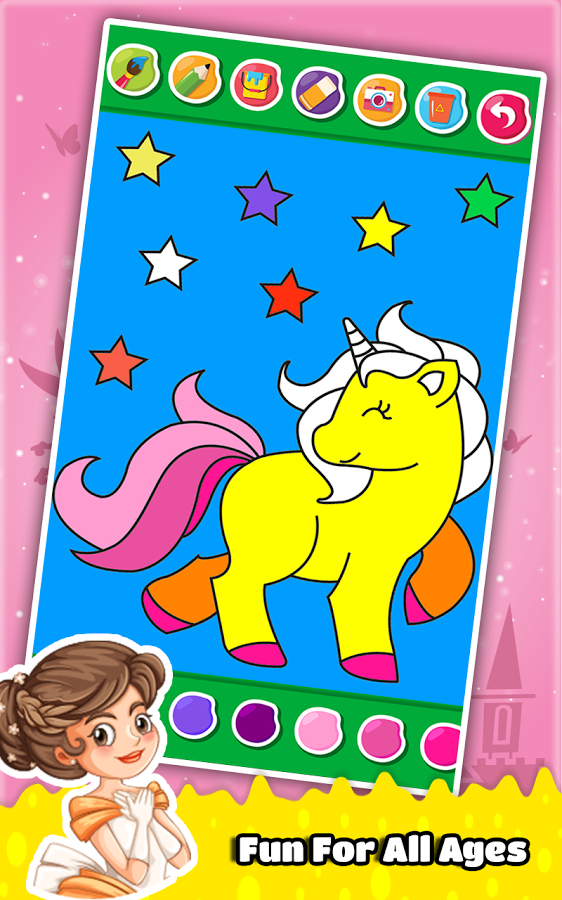 Princess Coloring Book for Kids & Girls *截图2