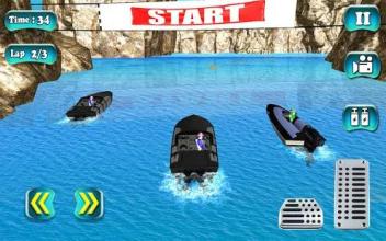 Speed Boat Racing - Extreme Turbo Jet Ski Race 3D截图2