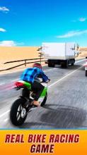 Moto Racer : City Highway Bike Traffic Rider Game截图1