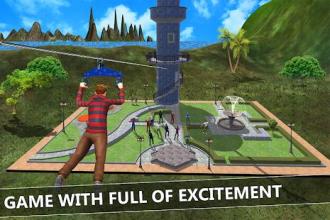 Mega Zipline 3D Skyline Adventure Simulator截图5