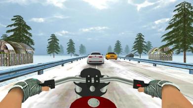 Highway Real Traffic Bike Racer截图1