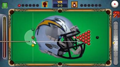 Billiards Los Angeles Chargers Theme截图1