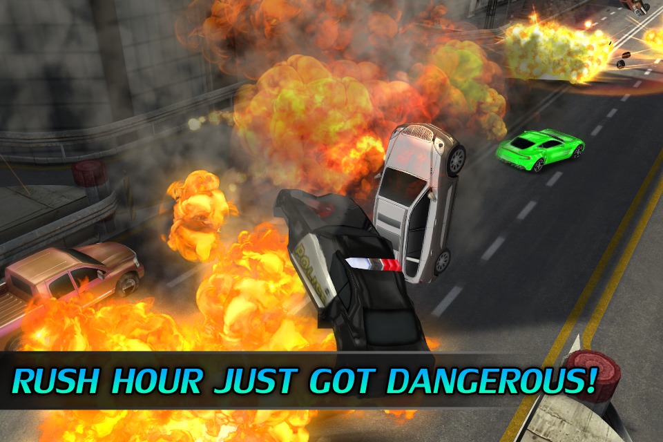 Police City Chase Racing 3D截图3