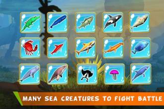 Underwater Sea Animals Kingdom Battle Simulator截图2