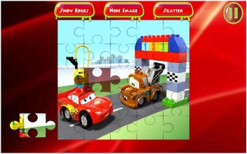 Jigsaw Lego McQueen Kids截图3