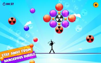 Bubble Blast Stickman Shooter - Ball Shooter截图5