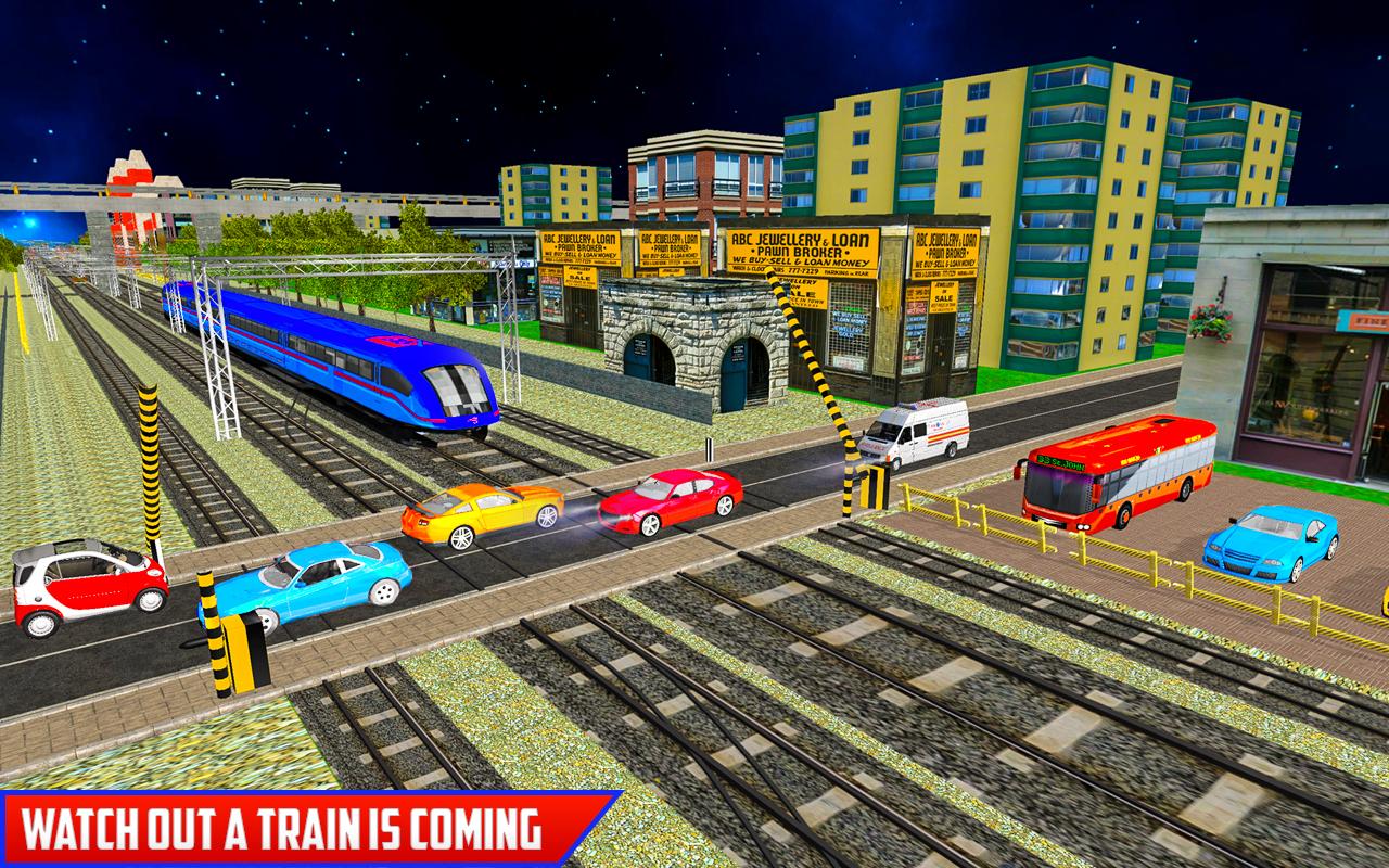 Railroad Crossing Game – Free Train Simulator截图1