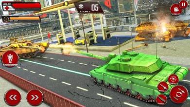 Transforming Robot Tank Simulator US Army War Game截图2