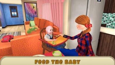 Real Family Babysitter Helping Mom Simulator 3D截图2