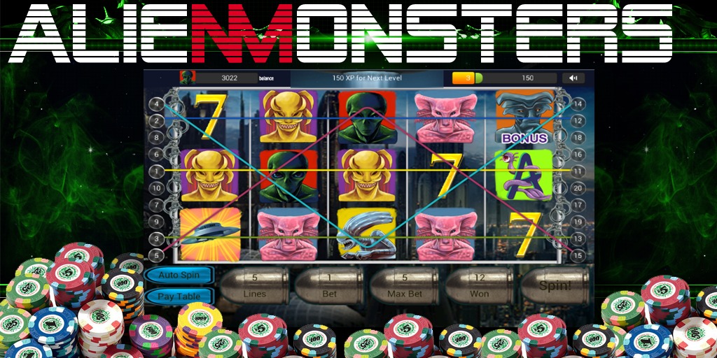 Alien Monsters Slots截图2