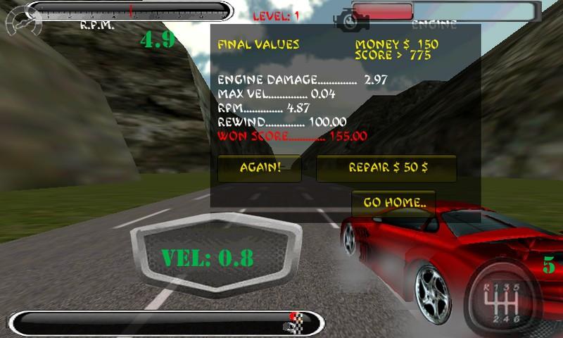 Drag driver Race: free 3d截图5