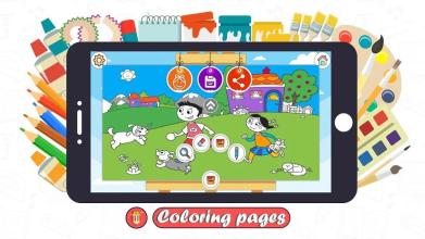 coloring and drawing for kids, Popaint截图1