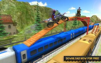 Stunts Bike Drive Train Simulator 18 - Tricky Bike截图1