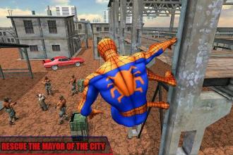 Flying Spider Hero City Rescue Survival Mission截图4