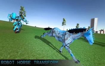 US Police Robot Car Cop Transform Horse Games截图4