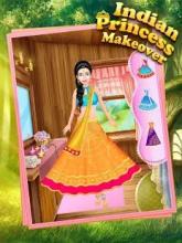 Indian Princess Makeover - Dressup & Makeup Salon截图2