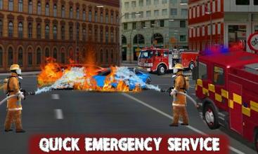 Rescue Fire Brigade Simulator - FireFighter Games截图1