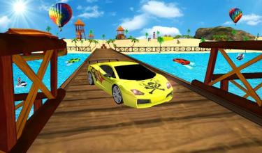 Water Floating Car Race截图2