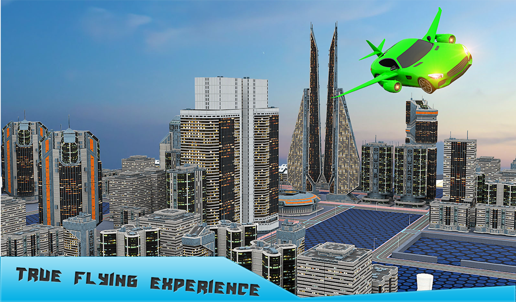 未来飞行机器人汽车出租车运输游戏截图3