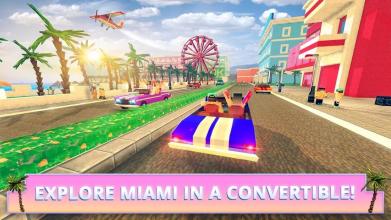 Miami Craft: Blocky City Building Addicting Games截图2