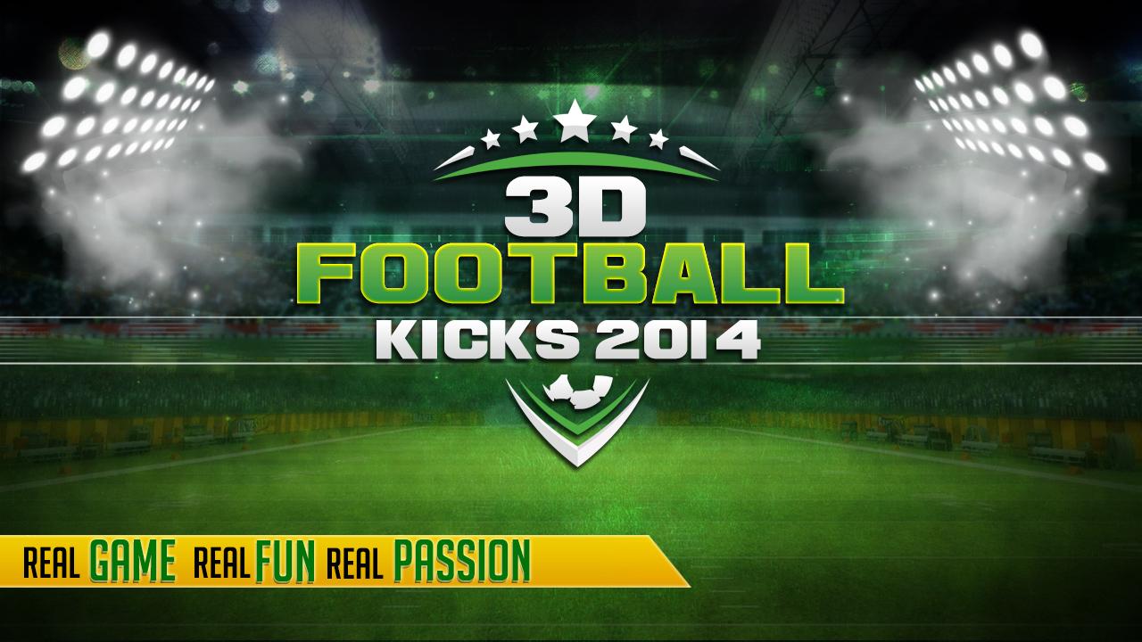 3D FOOTBALL KICKS 2014截图1