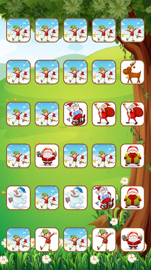 christmas cartoon memory game截图5