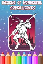 Superhero Coloring Game截图4