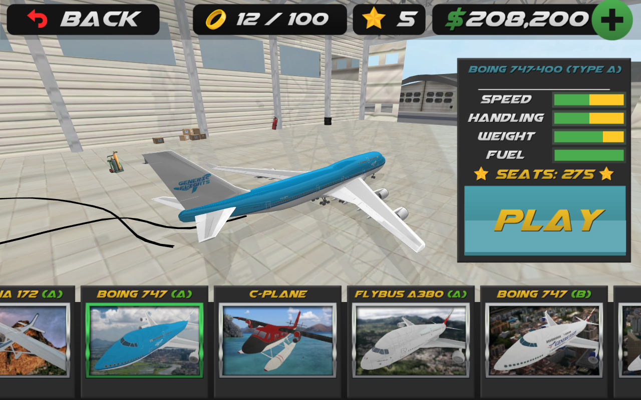 Airplane Flight Simulator 2017截图5