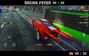 Racing Fever VR / 3D : Highway Traffic Dodge截图2