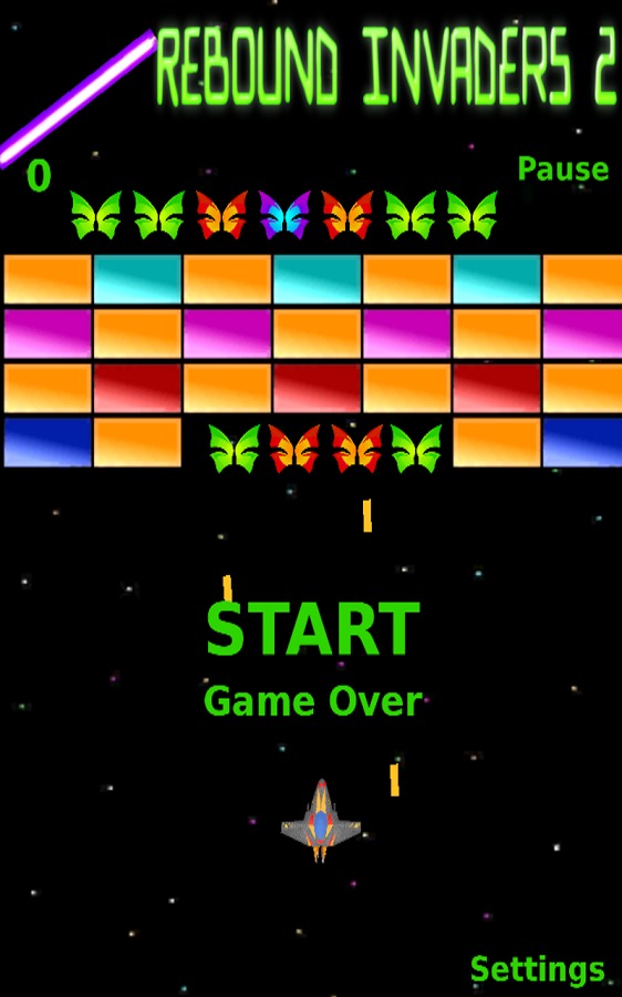 Rebound Invaders 2 :- Breakout截图1