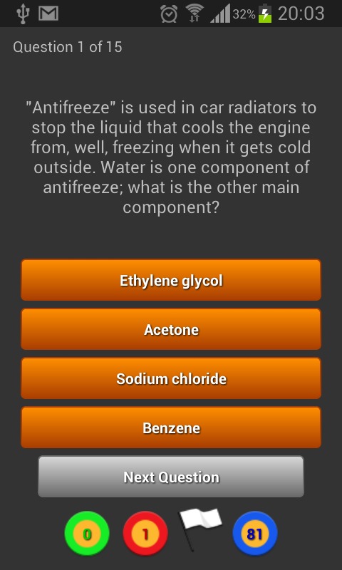 Science Quiz Freemium截图3