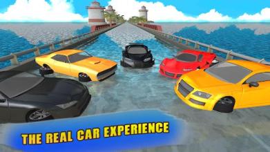 Water Surfer Floating Car Race截图4