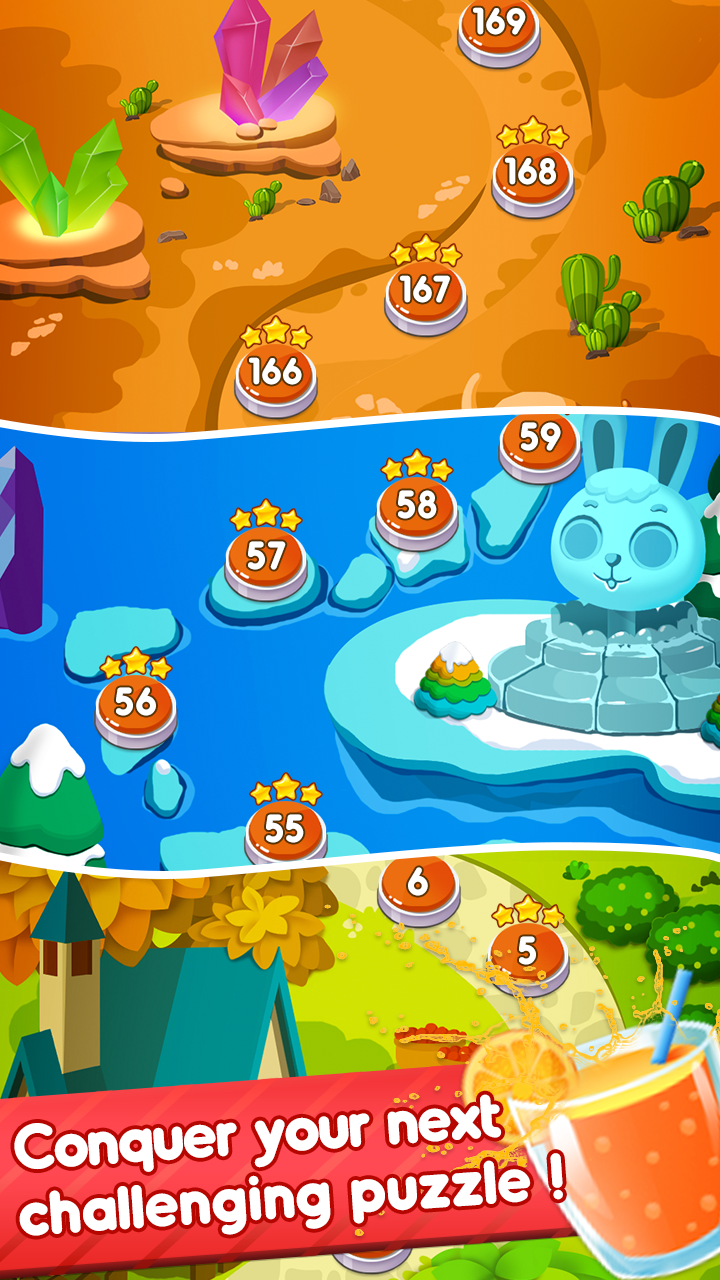 Fruit Go – Bunny Adventure截图5