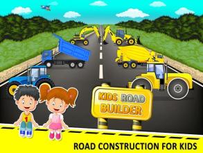 Kids Road Builder - Kids Construction Games截图1