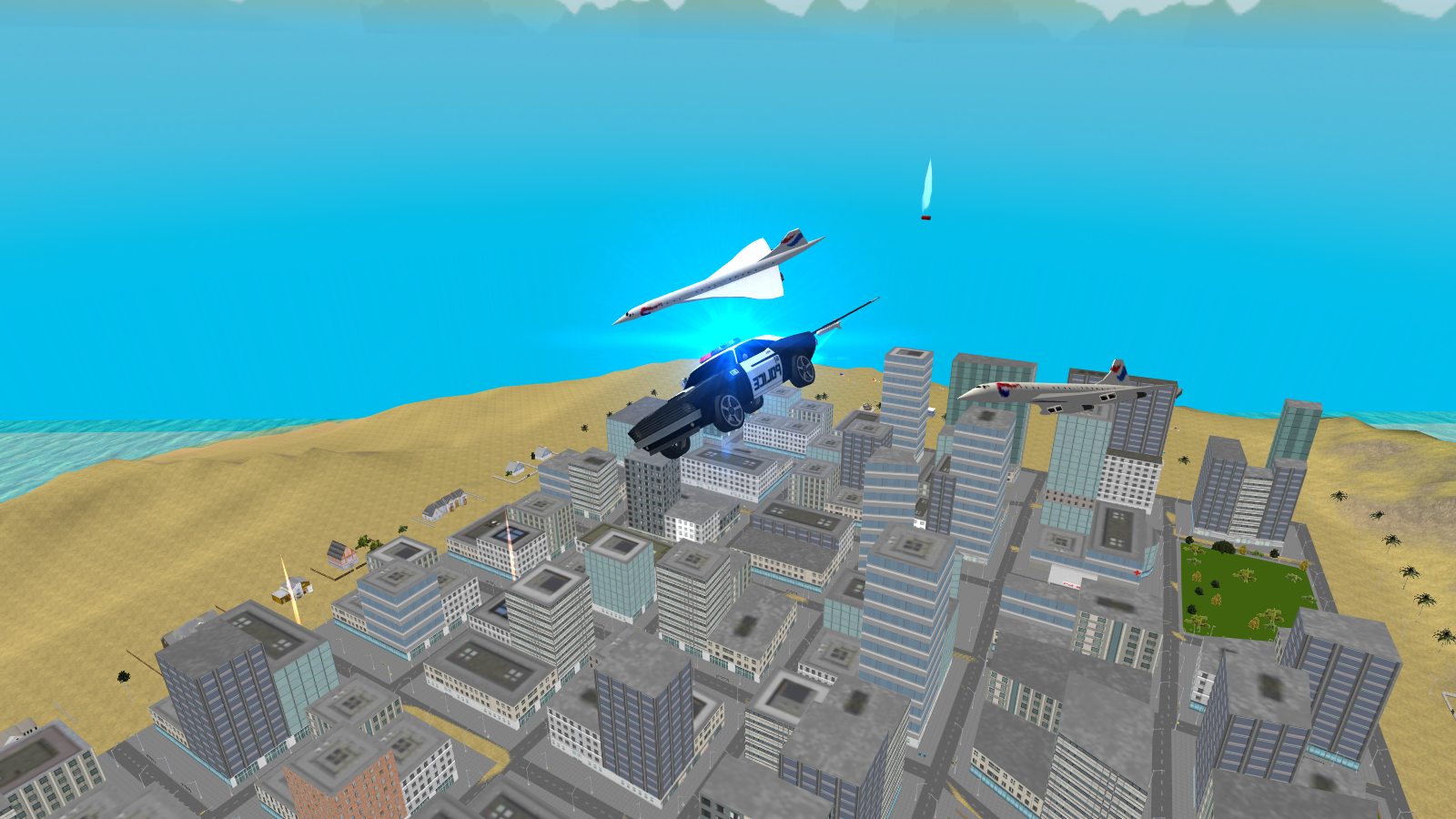 Flying Police Car: San Andreas截图2