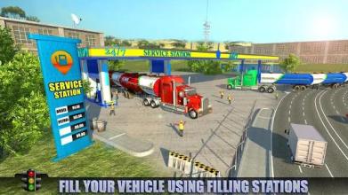 Oil Tanker Long Trailer Truck Simulator-Road Train截图4