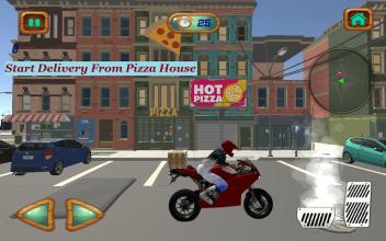 City Pizza Delivery Bike Rider截图4