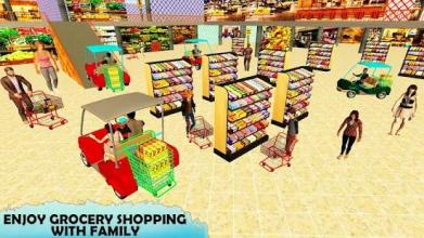 Supermarket Easy Shopping Cart Driving Games截图3